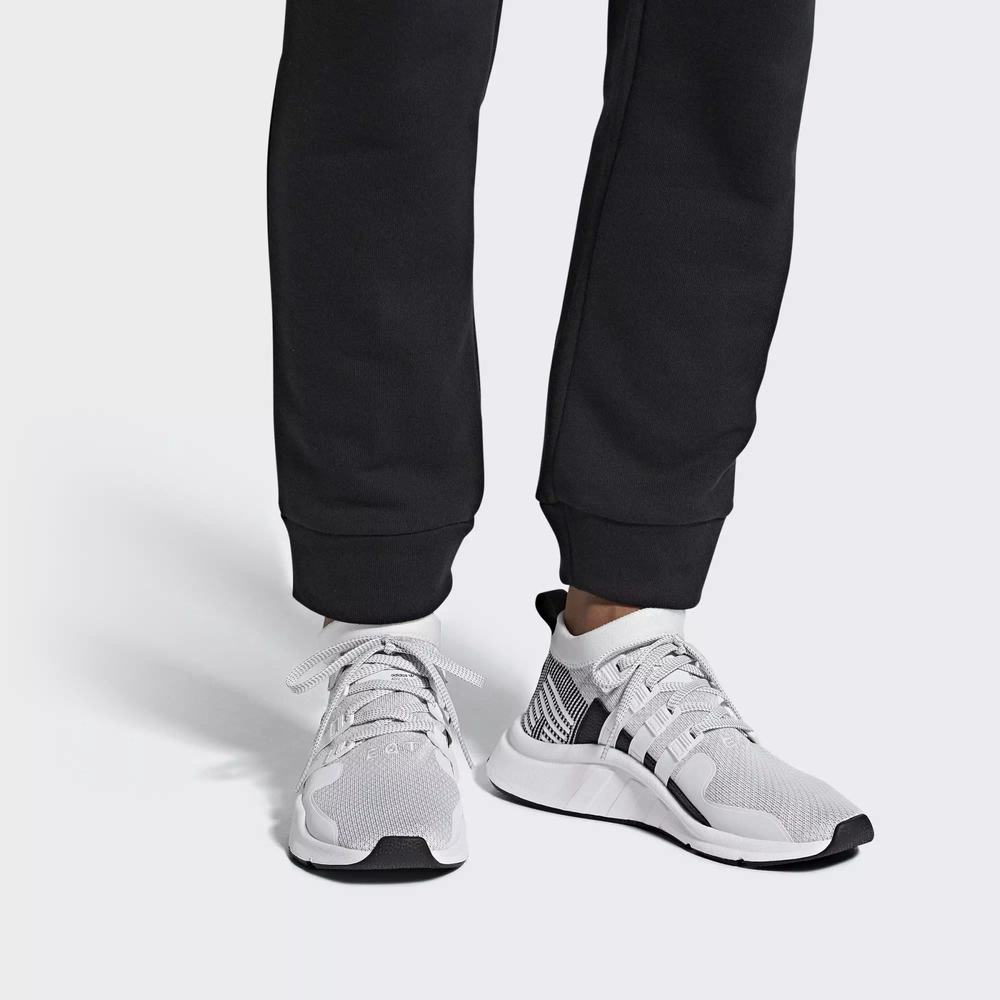 Adidas EQT Support Mid ADV Primeknit Tenis Blancos Para Hombre (MX-93042)